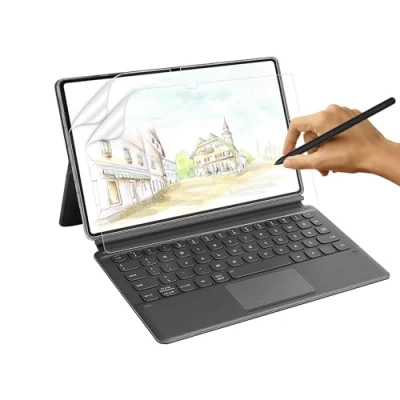Abbildung von [2 Stück] Like Matt Papier Folie für Samsung Galaxy Tab S10+ Plus/S9 FE+ Plus/S9+ Plus/S7 FE 12,4 zoll, [Blendfreiem] PET Gefühl Displayschutzfolie zum Zeichnen, Schreiben, Skizzieren