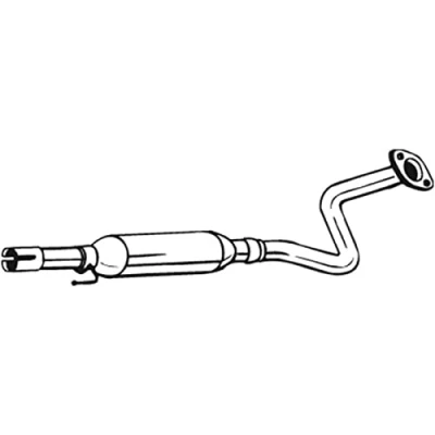 Abbildung von BOSAL 285 449 Mittelschalldämpfer TOYOTA: Avensis II Kombi, Schrägheck