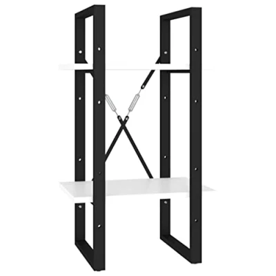 Abbildung von vidaXL Regal Standregal Bücherregal Raumteiler 2 Fächer Weiß 40x30x70 cm Spanplatte