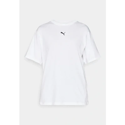 Abbildung von Puma ESS Relaxed T Shirt Damen Mit Plain White Größe: XS