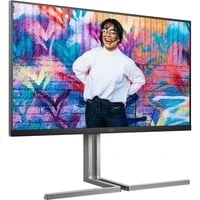 Abbildung von AOC U32U3CV 32 Zoll UHD Nano IPS Monitor, höhenverstellbar, Lautsprecher, HDR400 (3840x2160, 60 Hz, 4K, 2X HDMI, DisplayPort, USB C (96W PD), Hub) schwarz