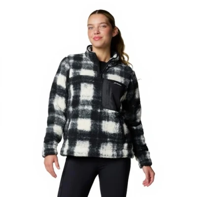 Abbildung von Columbia Damen West Bend 1/4 Zip 2 Fleece Pull Over, Kreide Omblur Tonal, XS