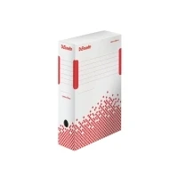 Abbildung von Esselte 623908 Archiv Schachtel SPEEDBOX, DIN A4, weiß/rot, (B) 100mm