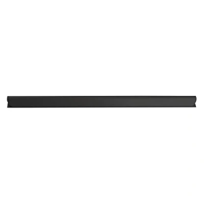 Abbildung von DONAU Universal Klemmschienen / 10 Stück/Klemmschiene DIN A4/ 10mm für circa 100 Blatt/Klemmleiste Sichtschutzstreifen/Befestigungs clips/PVC Kunststoff/Schwarz