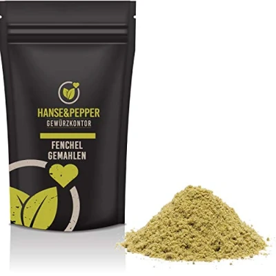 Abbildung von 250g Fenchel gemahlen Pulver aromatisch natürlich vom Hanse&amp;Pepper Gewürzkontor
