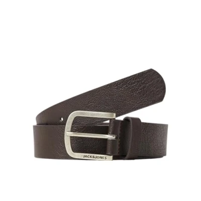 Abbildung von Jack &amp; Jones Jacharry Embossed Gürtel, Herren, Größe: 90, Brown stone