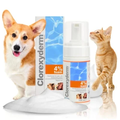 Abbildung von Shampoos für Haustiere Clorexyderm Sol 4% 100 Ml