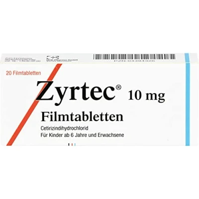 Abbildung von Zyrtec 10 mg Filmtabletten 20 St