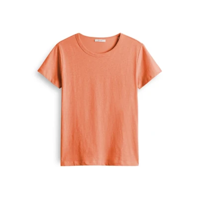 Abbildung von OPUS Kurzarm Sorila Tshirt basic, Damen, Größe: 44, Pale orange