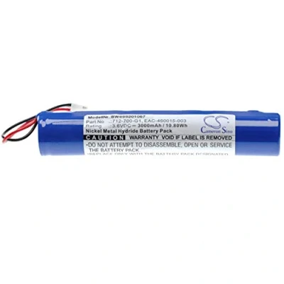 Abbildung von vhbw 1x Akku Ersatz für INFICON A19267 460015 LSG, EAC 003, 712 700 G1 Messgerät (3000 mAh, 3,6 V, NiMH)