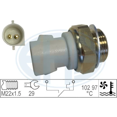 Abbildung von ERA 330185 Temperaturschalter, Kühlerlüfter M22 x 1,5 FORD: Focus Mk1 Kombi, FIESTA 3, Limousine