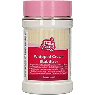 Abbildung von FunCakes Schlagsahne Stabilisator gesüßt: Gesüßtes Stabilisierungspulver, hält steif, gebrauchsfertig, 150 g.