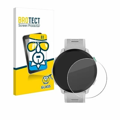 Abbildung von BROTECT Panzer Schutz Glas für Garmin Forerunner 55 9H Echtglas, Displayschutz