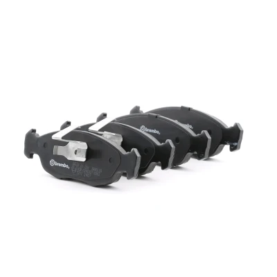 Abbildung von BREMBO P 61 051 Bremsbelagsatz exkl. Verschleißwarnkontakt mit Kolbenclip ohne Zubehör PEUGEOT: 306 Schrägheck, 106 II Cabrio