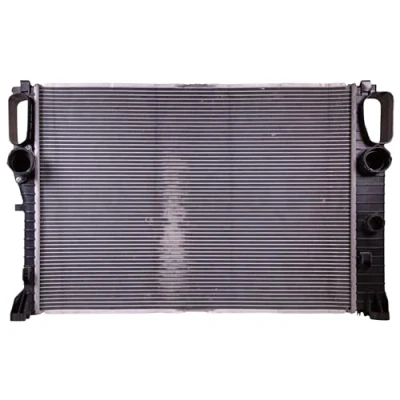 Abbildung von VALEO 732855 Kühler, Motorkühlung Aluminium 462 640 42 ohne Kühlmittelregler Kühlrippen gelötet MERCEDES BENZ: E Klasse Limousine, T modell