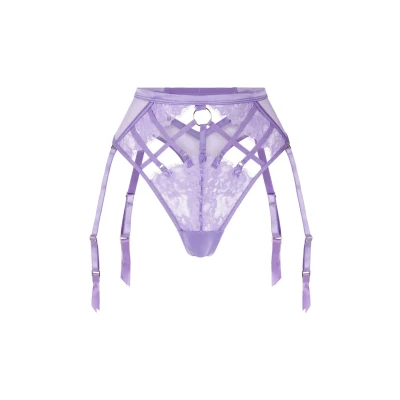 Abbildung von Hunkemöller HIGH Waisted String, Damen, Größe: XSxXS, Purple
