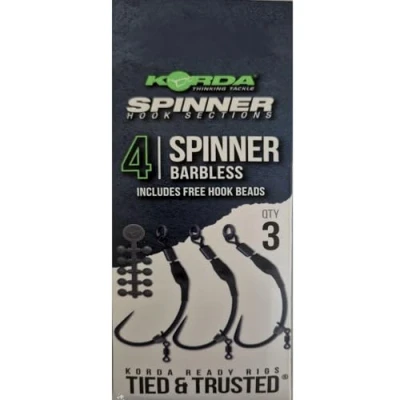 Abbildung von Korda Spinner Hook Sections Weerhaakloos 4 Karpfenhaken
