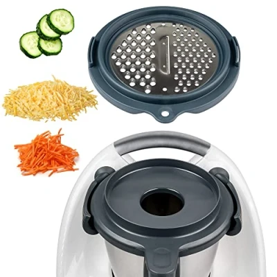 Abbildung von mixcover Küchenmaschinen Adapter Gemüse, Obst und Käsereibe für den Thermomix TM6 TM5,