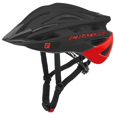 Abbildung von CRATONI MTB Fahrradhelm Agravic schwarz/rot matt