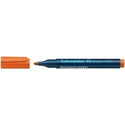 Abbildung von Permanent marker SCHNEIDER Maxx 130, rund, 1 3 mm, orange, 10 Stk.