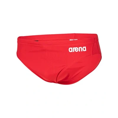 Abbildung von ARENA Jungen Boy&#039;s Team Swim Briefs Solid Badehosen Slip, Navy white, 98 EU