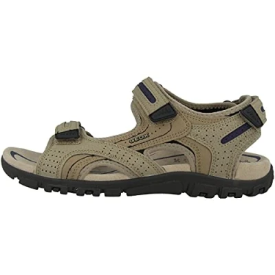 Abbildung von Geox Jungen Uomo Strada Sandalen, Sand Navy, 39 EU