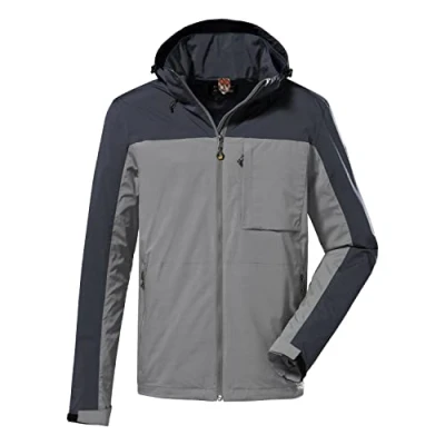 Abbildung von killtec Herren Funktionsjacke/Outdoorjacke mit abzippbarer Kapuze KOS 111 MN JCKT, mittelgrau, M, 38022 000
