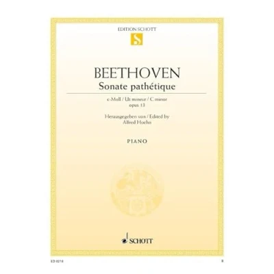 Abbildung von Sonate pathétique c Moll: op. 13. Klavier.: piano. (Edition Schott Einzelausgabe)