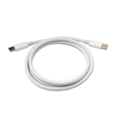 Abbildung von System S USB 3.1 Gen 2 Typ C Kabel 100 cm Stecker zu 10 Gbit/s 100W Adapter Weiß