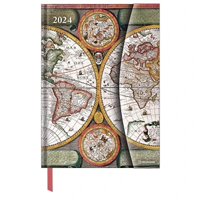 Abbildung von Antique Maps 2024 Diary Buchkalender Taschenkalender 16x22: Magneto