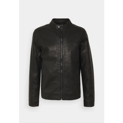 Abbildung von Jack &amp; Jones Jjewarner NOOS Kunstlederjacke, Herren, Größe: XS, Black