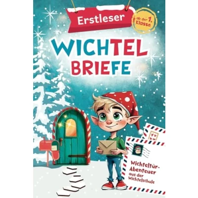 Abbildung von Erstleser Wichtelbriefe: Wichteltür Abenteuer aus der Wichtelschule Fertige Wichtelpost für die in Silbenschrift zum Ausschneiden und sofort verwenden Ab 1. Klasse