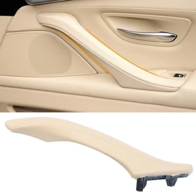 Abbildung von TTCR II Kompatibel mit Türgriff BMW 5er F10/F11 Innen Rechts Leder,Innentürgriff,Türgriffblende,Türgriff Abdeckung,Griff Innentür für F10 F11:520 523 525 528 530 535 (2010 2016) Beige