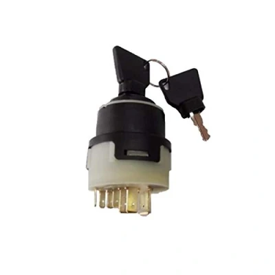Abbildung von Universal JCB 3CX Zündschloss Zündschalter Startschalter mit 2 Schlüssel 9 Pins JCB200 JCB220 Parts