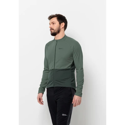 Abbildung von Jack Wolfskin Morobbia LS Cyclingtrikot, Herren, Größe: Large, Hedge green