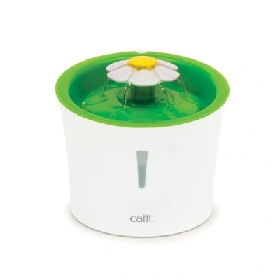 Abbildung von Catit Trinkbrunnen Blume Senses Katzentrinknapf 3 l Wei Grn...