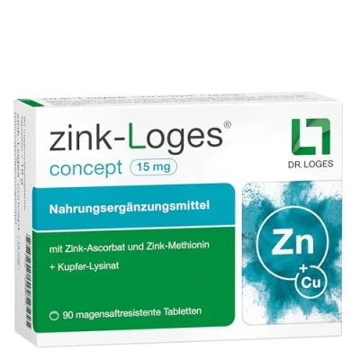 Abbildung von Zink loges Concept 15 mg magensaftres.Ta 90 St
