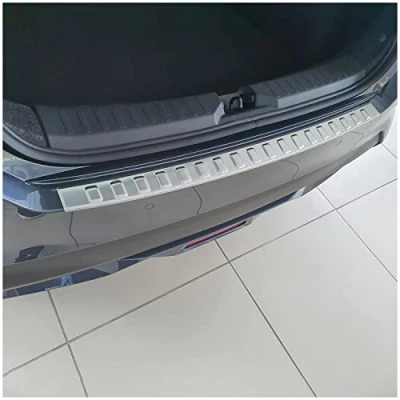 Abbildung von tuning art L412 Edelstahl Ladekantenschutz passend für Nissan Micra V K14 2017 , Farbe:Silber