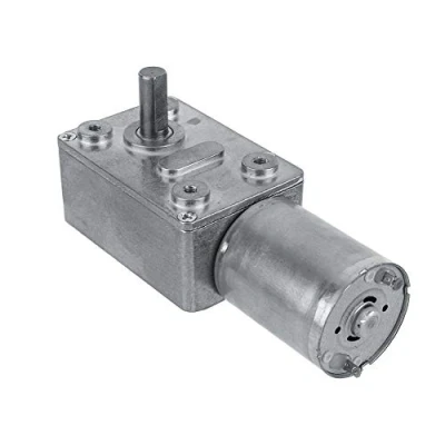 Abbildung von Dc 12V motor Mit Getriebe Reversibles Schneckengetriebe Hohem Drehmoment Getriebemotor Gesamtmetall 5/6/20/40/62 (rpm)(40rpm)