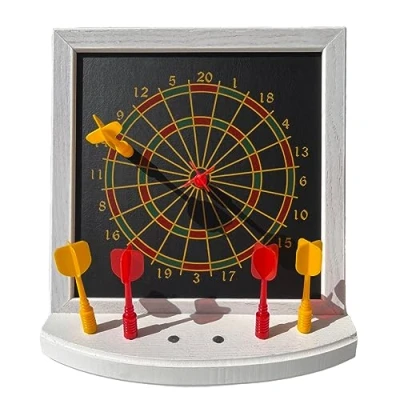Abbildung von Karella Mini Dartboard Magnet inkl. 6 Magnetdarts