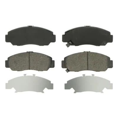 Abbildung von FERODO PREMIER ECO FRICTION FDB1669 Bremsbelagsatz mit akustischer Verschleißwarnung ohne Zubehör HONDA: CIVIC 7 Hatchback, FR V, 8 Stufenheck
