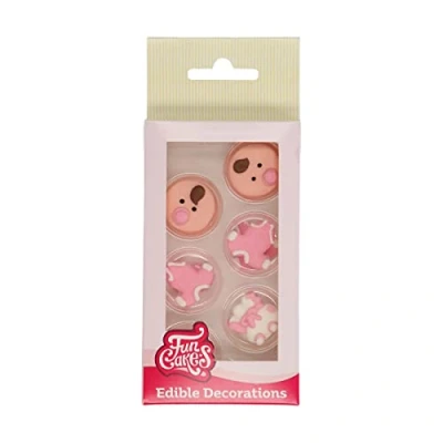 Abbildung von FunCakes Zucker Dekorationen Baby Mädchen Set/12