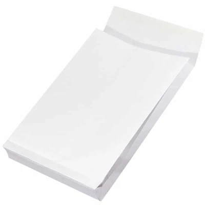 Abbildung von Kuvert B4 Weiß Silikonbeschichtet Selbstklebend 250x353mm 1 Stk.