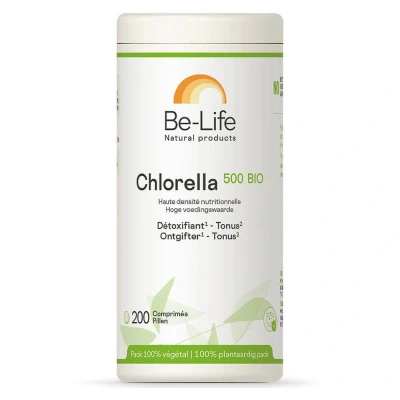 Abbildung von Be Life Chlorella 500 Bio (200 Tab) Homöopathie Phytotherapie