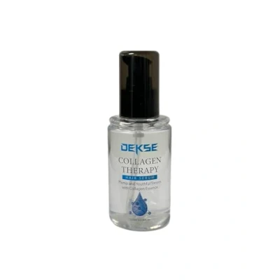 Abbildung von Dekse Collagen Therapy Hair Serum 100ml I Haarserum Anti Frizz Behandlung von trockenem, sprödem &amp; strapaziertem Haar Haarkur gegen Spliss Haarbruch Treatment für Glanz Geschmeidigkeit