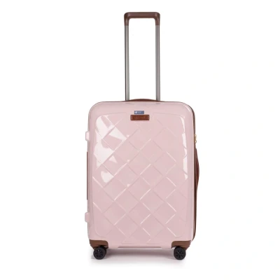 Abbildung von Stratic Leather and More Hartschalen Koffer M (bis 66cm) rose mit 4 Rollen