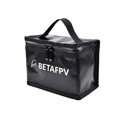 Abbildung von BETAFPV Fireproof Explosionproof Waterproof Safe Lipo Battery Bag for FPV Whoop Storage Charging Fire and Water Resistant Highly Sturdy Double Zipper Guard