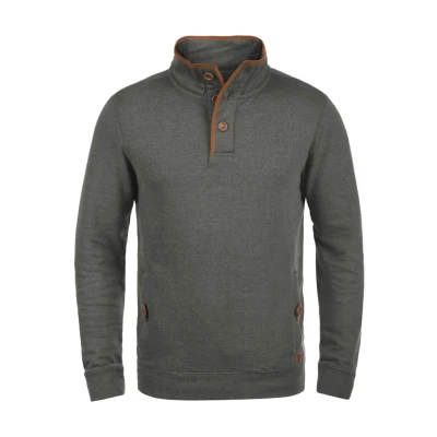 Abbildung von Blend Troyer Achlias Sweatshirt, Herren, Größe: Medium, Pewter mix