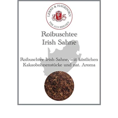 Abbildung von Lerbs &amp; Hagedorn, Roibuschtee Irish Sahne 250g (ca. 21 Liter) Mit Kakaobohnenstücken
