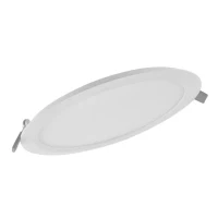 Abbildung von LEDVANCE Flache Downlight mit sehr schlankem Gehäuse und integriertem Treiber energiesparend, Deckenauschnitt 105, 6W, warm weiß DL SLIM DN 105 6 W 3000 K WT